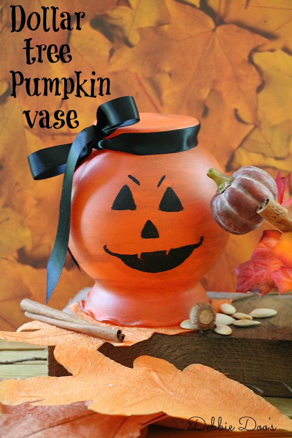Glass Vase Pumpkin
