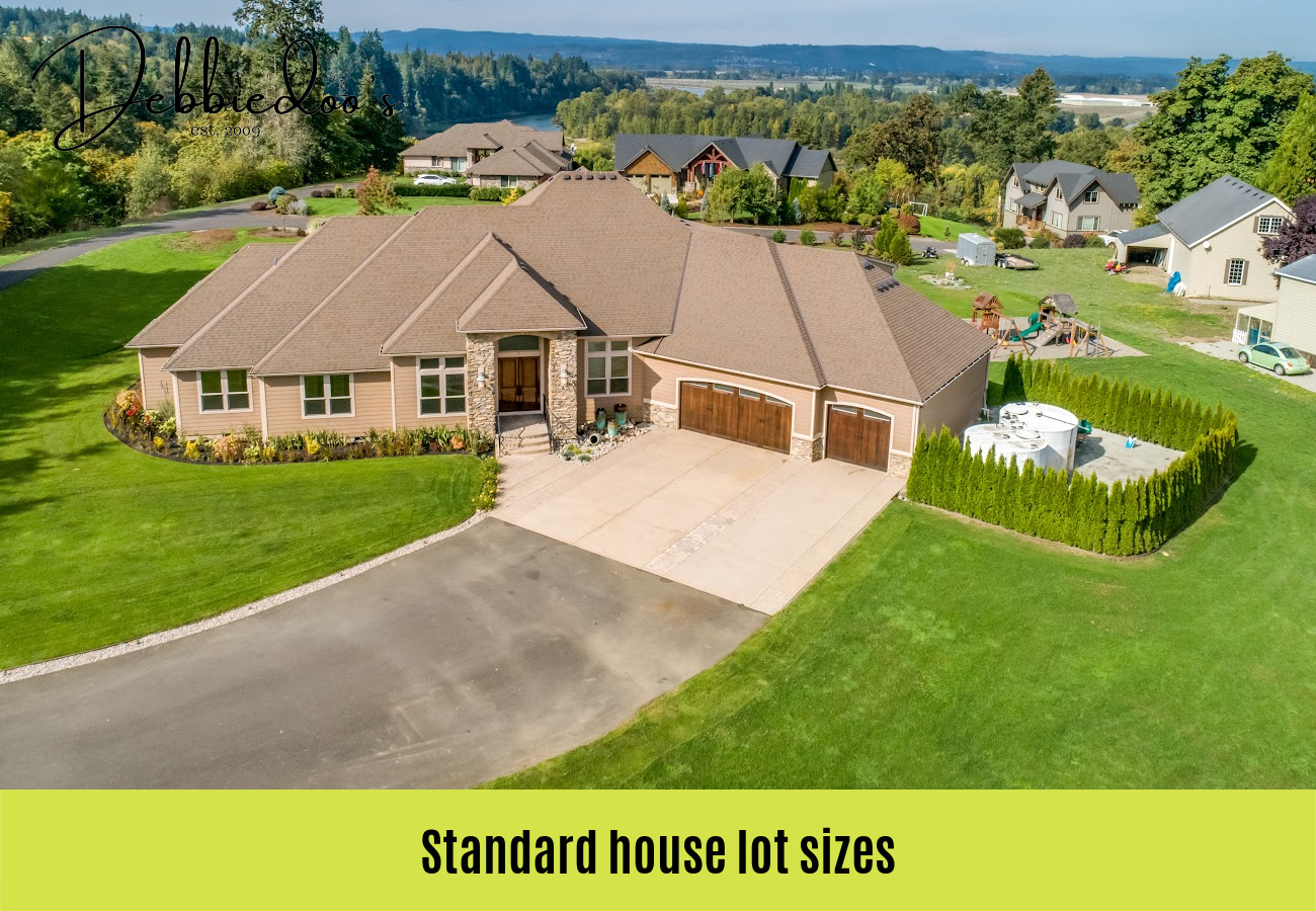 Standard house lot sizes